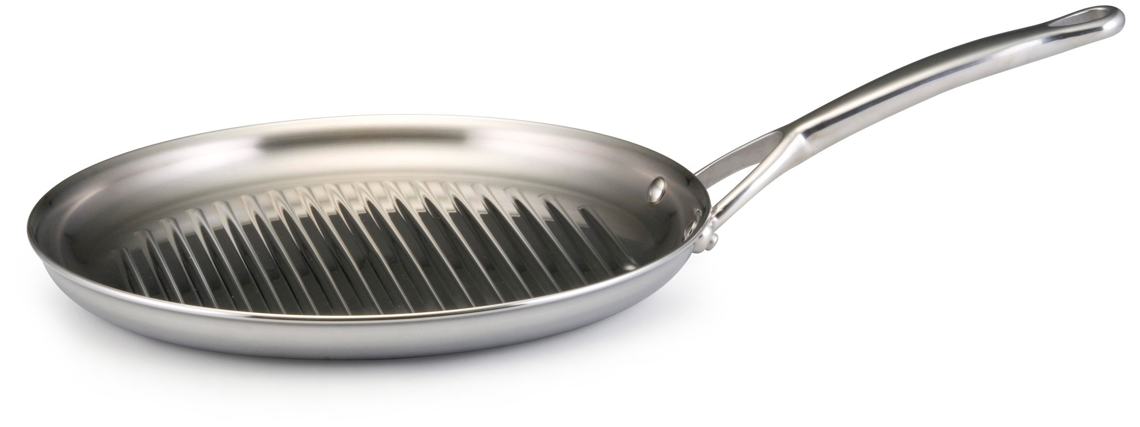 Buy BonJour Stainless Steel Clad 12" Round Grill Pan Online at desertcartUAE
