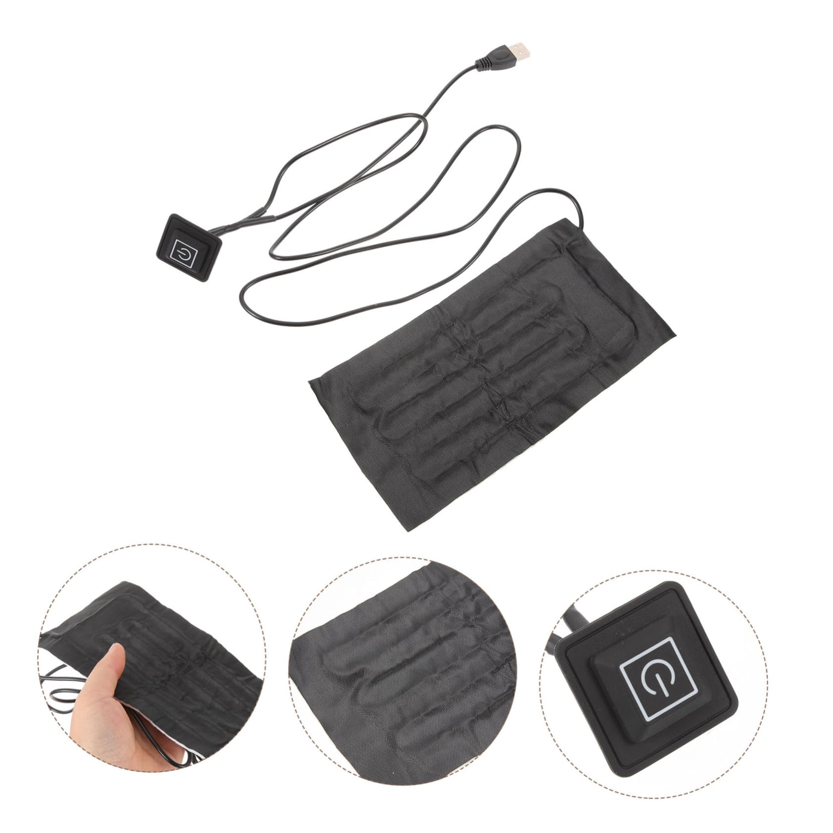 ifundom 3 Piezas Alfombrilla Térmica Eléctrica para Germinación de Plantas con Controlador Digital Calentador USB para Cultivos Fríos