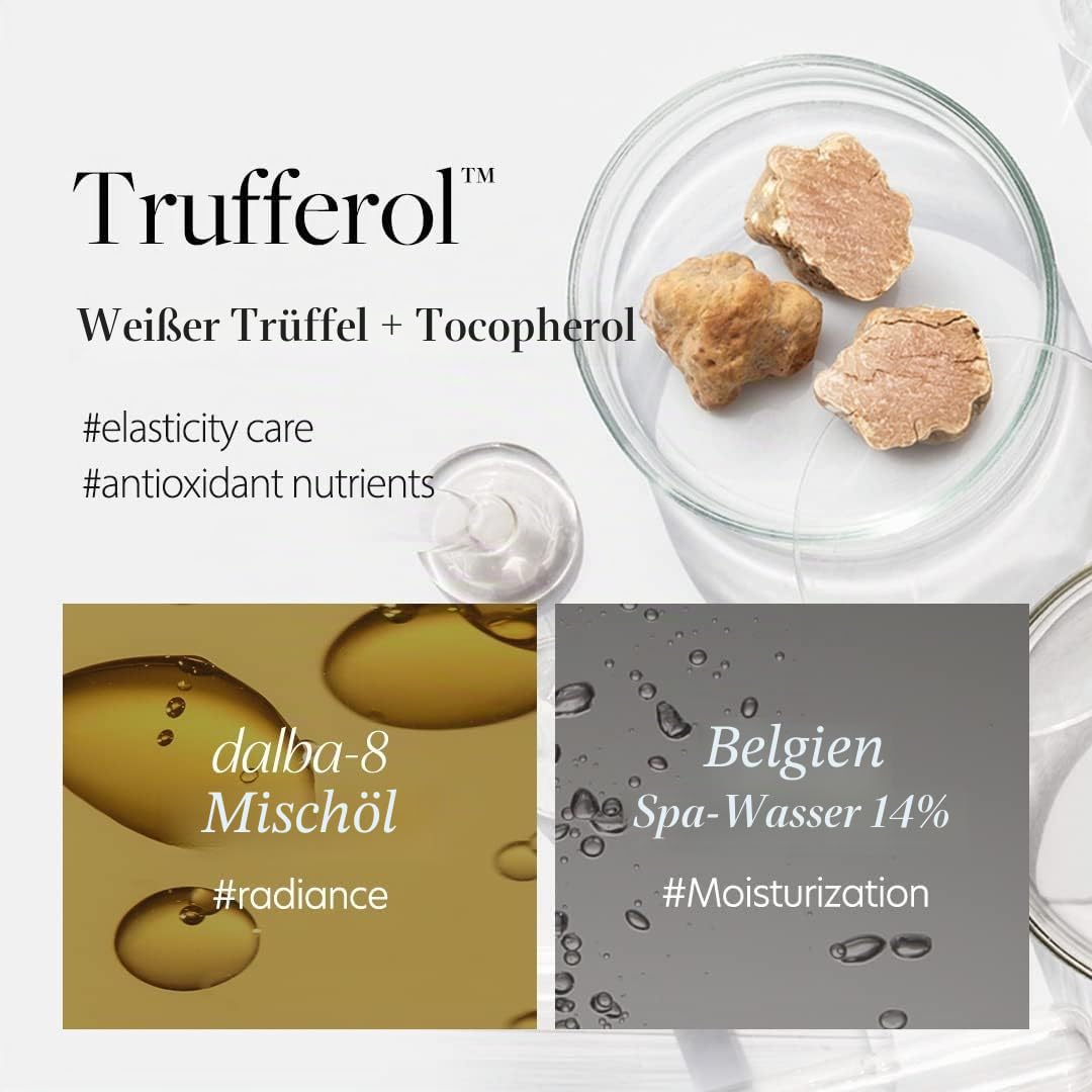 d'alba Piedmont Reinigungscreme mit italienischem weißem Trüffelrücklauföl, vegane Hautpflege, einfache Reinigung in einem Schritt für Talg und Make-up-Entfernung