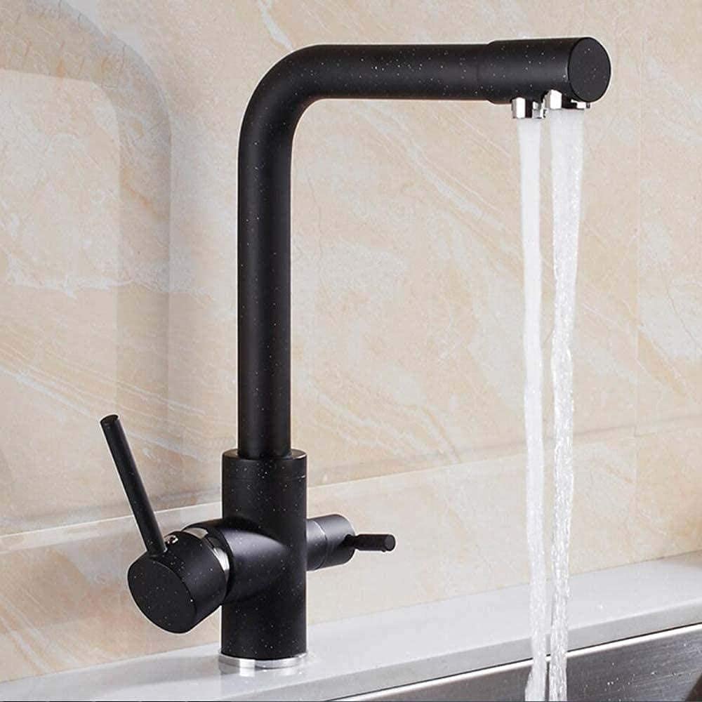Mitigeur de cuisine 3 en 1 eau chaude et froide pour grand évier ergonomique