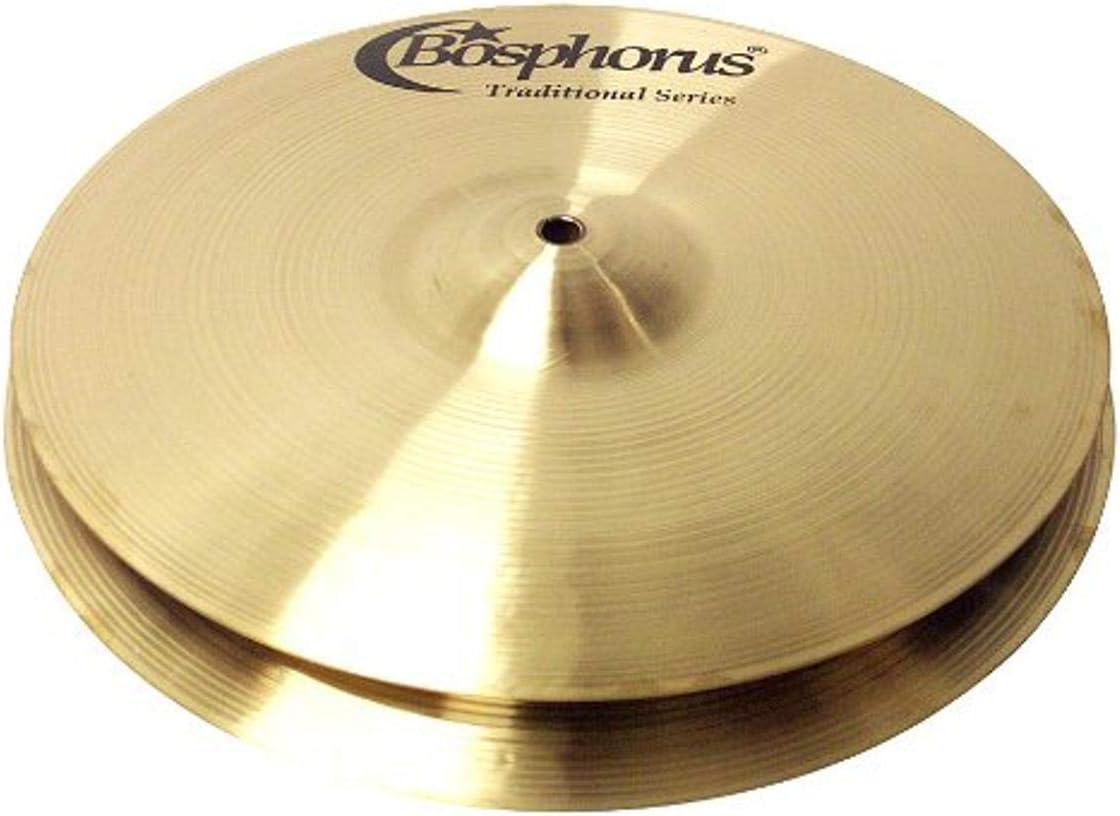Bosphorus Cymbals T12H 12-Inch Traditional Series Hihat Cymbals Pair