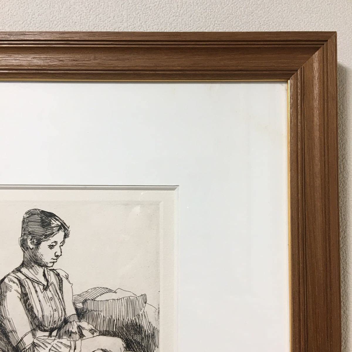 外国婦人　リトグラフ　小磯良平 外国婦人 リトグラフ 小磯良平 外国婦人 リトグラフ 小磯良平 小磯良平