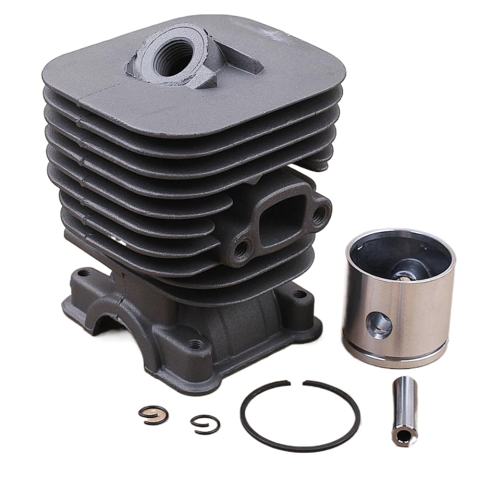 de segmento de pistón con un espacio de 35 mm compatible con 124L 125R Las piezas de reemplazo se adaptan a la cortacésped del césped