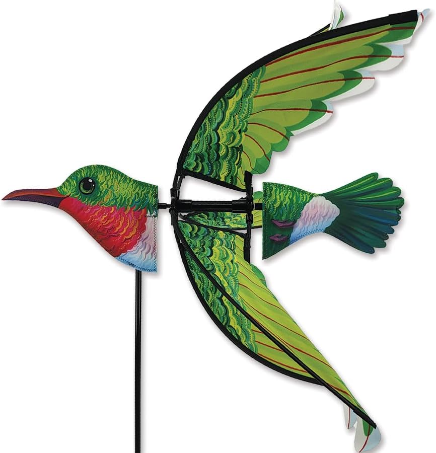 24 in. Ruby Throated Hummingbird Spinner