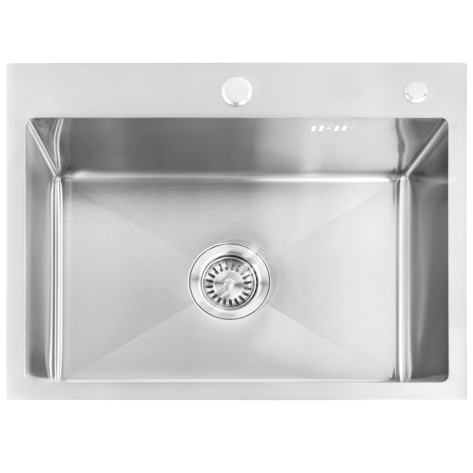 REA Kitchen Sink Liam Brush Nickel Sink Made of Metal