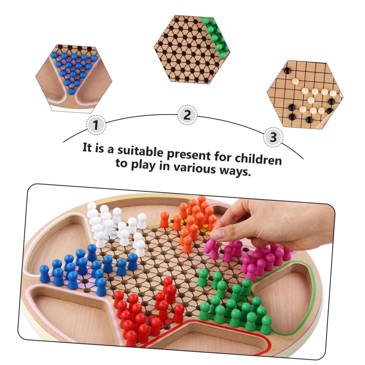 Uonlytech Gioco da Tavolo Educativo in Materiale Sintetico Marrone , Set Resistente e Non Facile da Rompere per Ragazzo Ragazza come Gioco da Scrivania