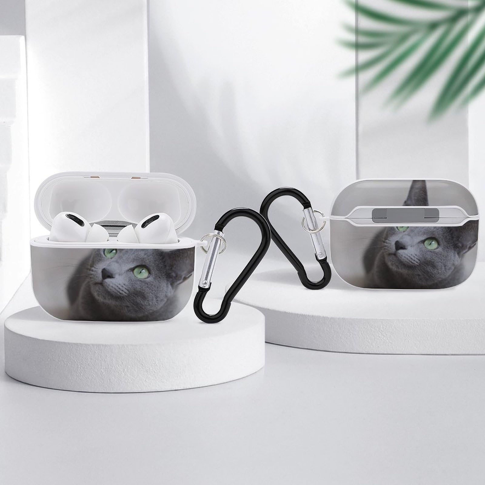 AirPods Pro2 ※白猫 Amazon.co.jp: 黒と白 ネコ 猫柄 犬柄 惑星 AirPods Pro2 ケース 2022