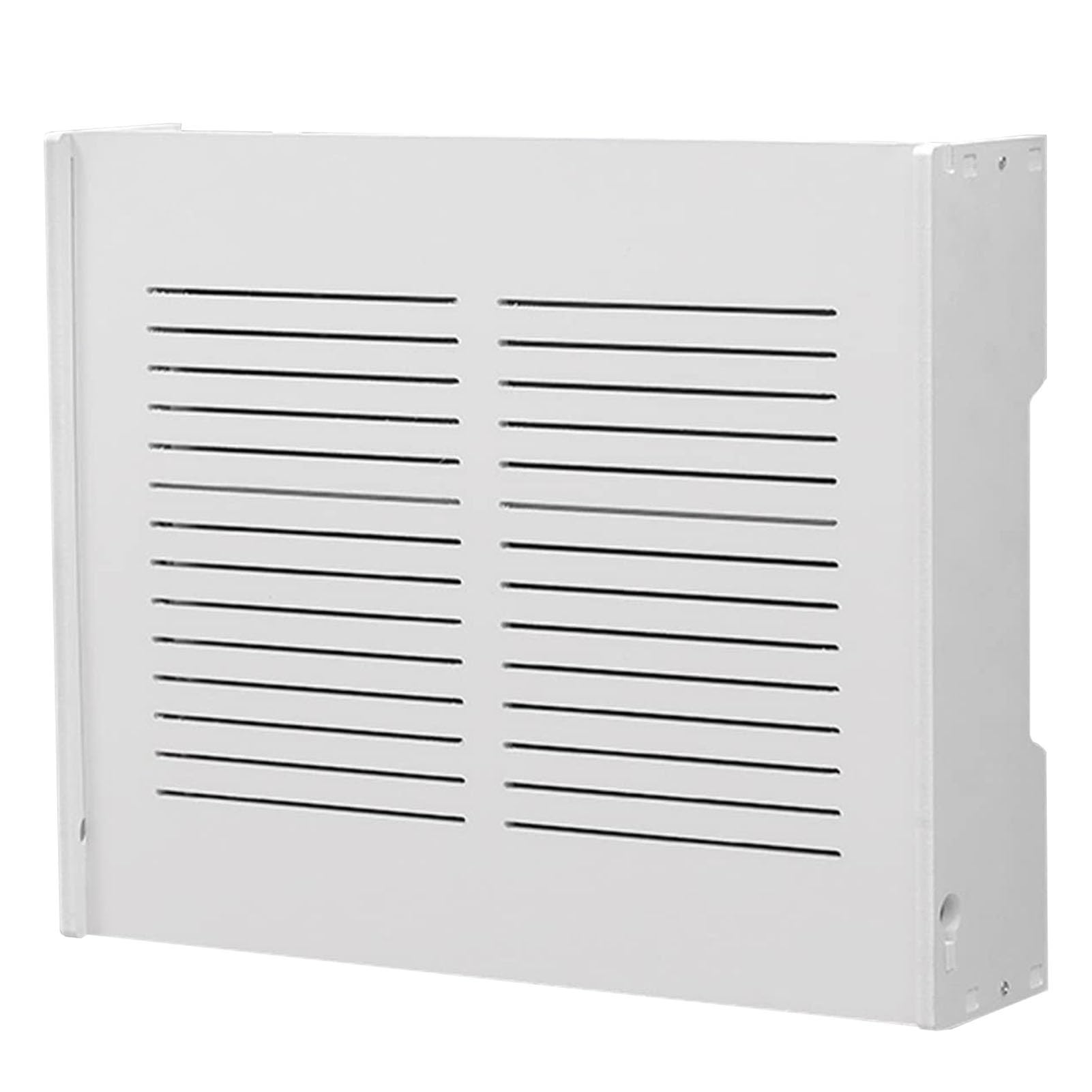 Meiiron WiFi Router Storage Box, Cable Router Storage Box Shelf Wall Hangings Bracket Cable Organizer for Storage of Wires, Routers, TV Set-Top, No Drill (Color : E)