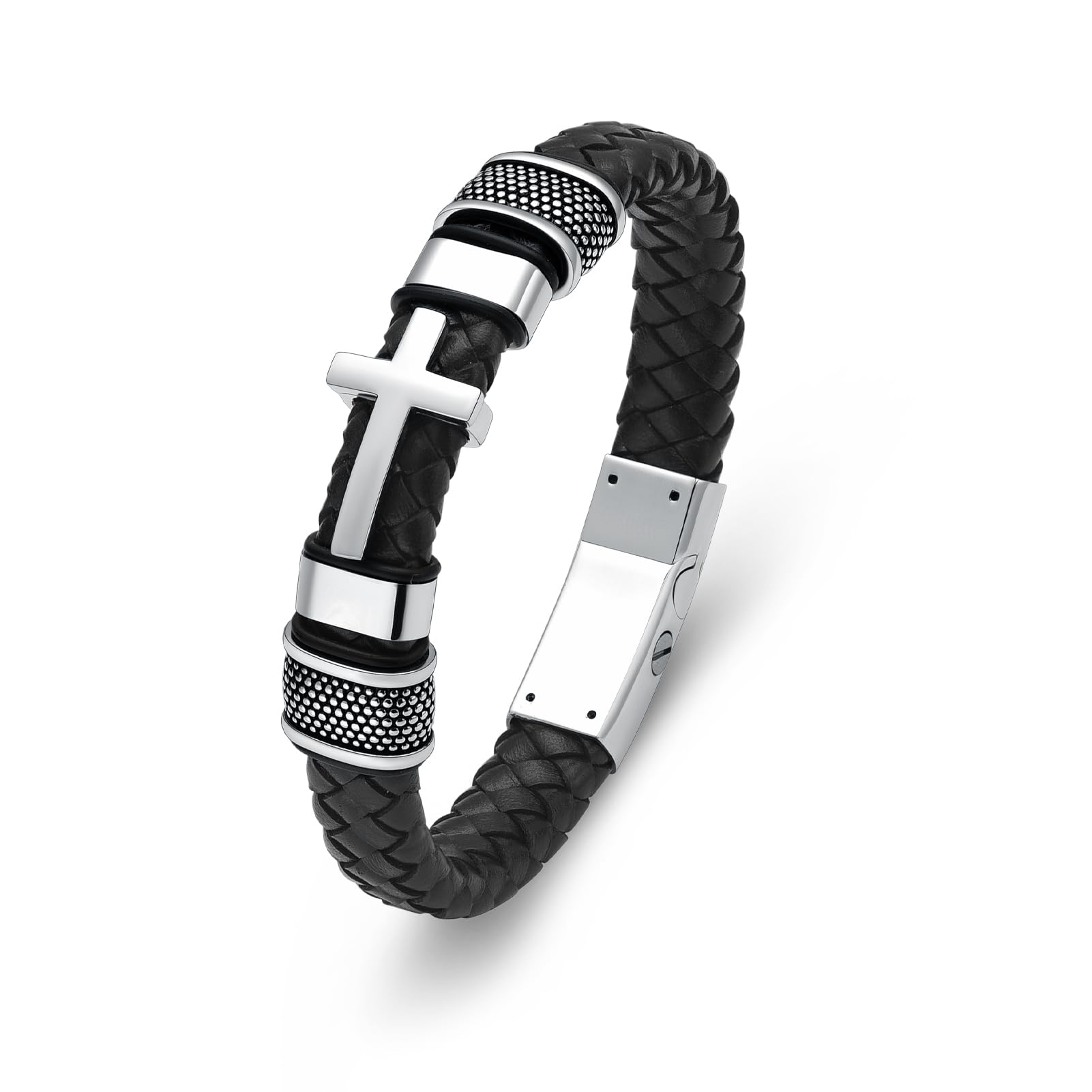 Minicremation - Pulsera para cenizas de piel auténtica para hombre
