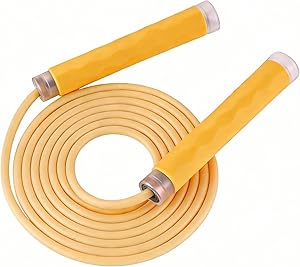 【爆汗】縄跳び 大人用 加重220g 7mm極太ロープ 高負荷トレーニング なわとび HIIT ダイエット 前置ベアリング スムーズ回転 長さ調節可 JUMP Yuedong 男女兼用