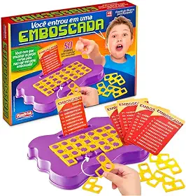 Jogo Emboscada Didático c/ 50 Níveis Raciocínio - 30917