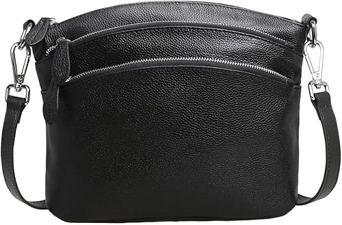 Heshe Genuine Leather Handbags for Women Crossbody Purses Shoulder Bags Designer Small Hobo and Satchel for Ladies