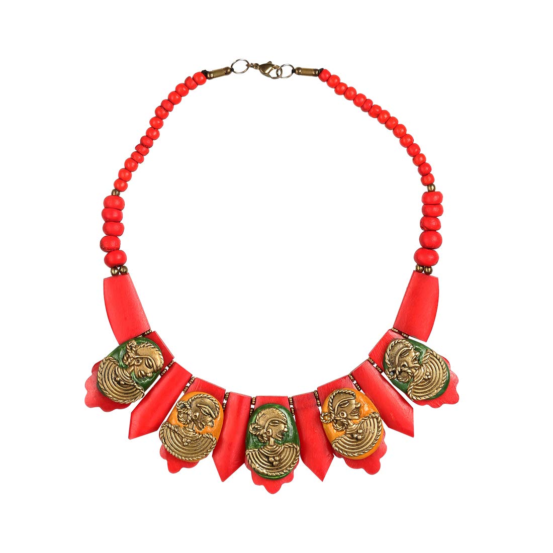 See full amazon price history chart for ExclusiveLane Tribal Women Faces Bohemian Brass Necklace Handcrafted in Dhokra Art (Bib) -Necklace Sets for Women Girl Traditional Jewellery Latest Stylish Modern for Girls Mala Pendant Set ExclusiveLane Tribal Women Faces Bohemian Brass Necklace Handcrafted in Dhokra Art (Bib) -Necklace Sets for Women Girl Traditional Jewellery Latest Stylish Modern for Girls Mala Pendant Set (B084DSMRXK) Amazon Price History, Amazon Price Tracker