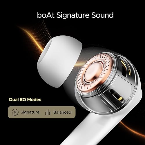 Miniatura 7 de boAt Auriculares Airdopes 141 ANC TWS recién lanzados con 42 horas de reproducción50 ms modo Beast de baja latenciaIWPTechSonido de firmaMics