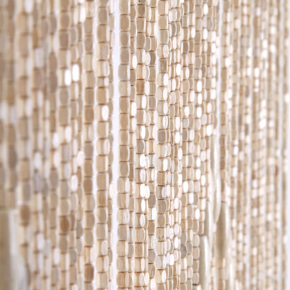 VERDELOOK Tenda in Legno, 120x240 cm, Fantasia rombo Colore Naturale, Fili 80