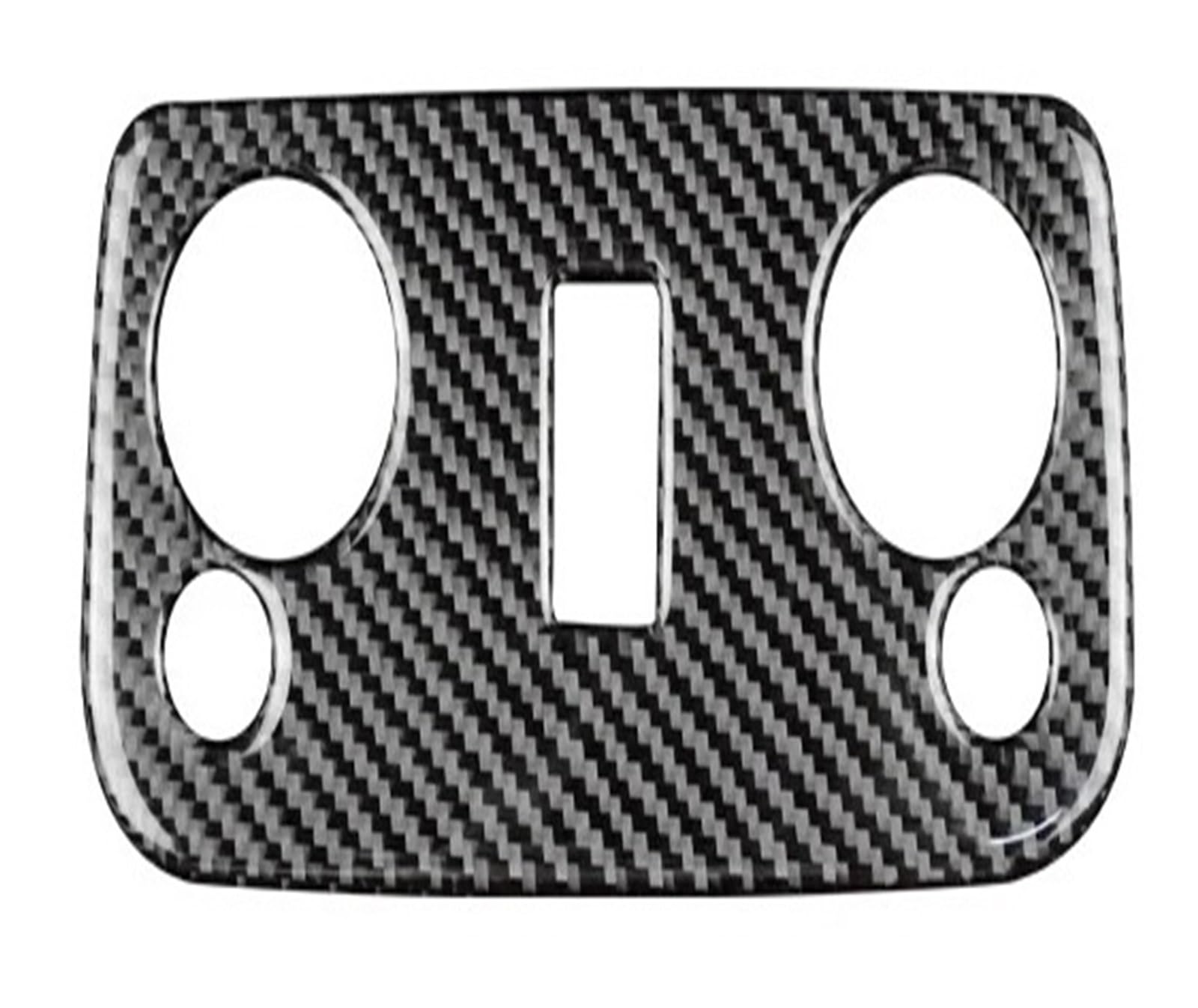 Car Accessory for Mustang 2005 2006 2007 2008 2009 Soft Carbon Fiber Sticker Interior Trim Car Gear Shift Panel Cover Interior Mouldings(Reading Type B)