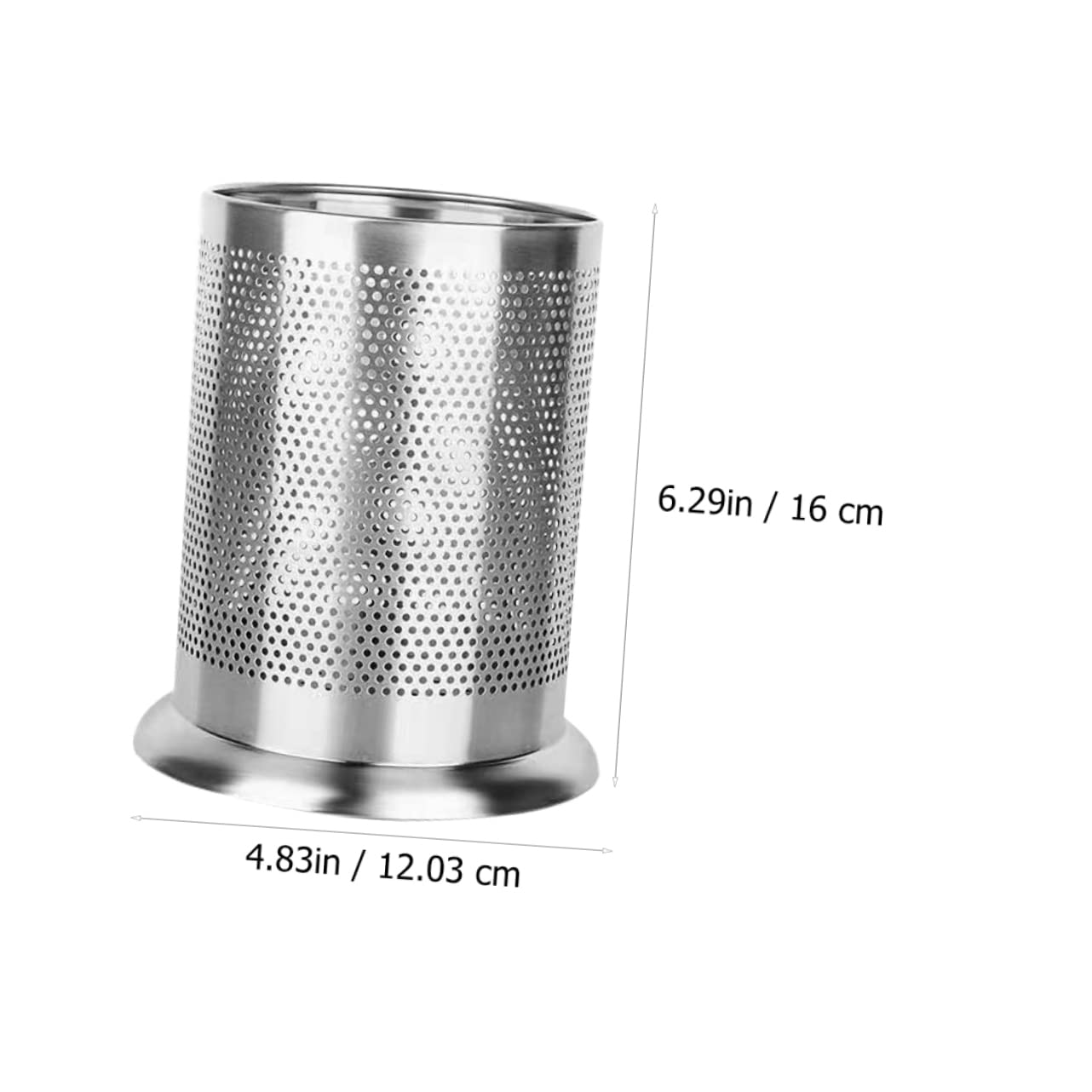 HEALLILY Straw Holder Cupboard 2pcs Silverware and Straw Organizer Storage Holders Drainage-enabled Sturdy Tableware Containers