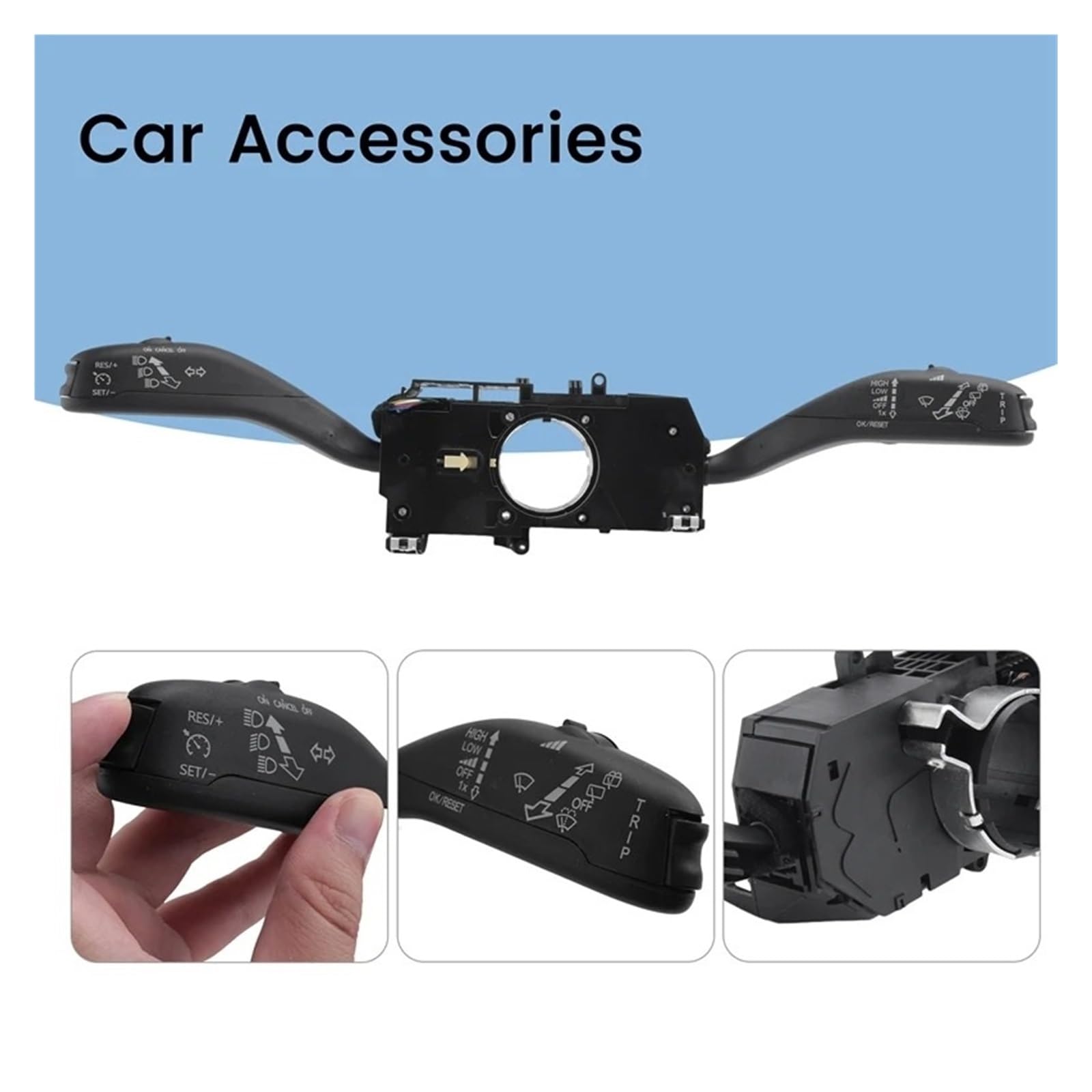 Comando Devioluce Per VW Per Polo Per Skoda Per Fabia 2011 2012 2013 2014 2015 6RD953503J 6RD953503M Sistema Controllo Della Velocità Crociera CCS Stalk Devio Luci