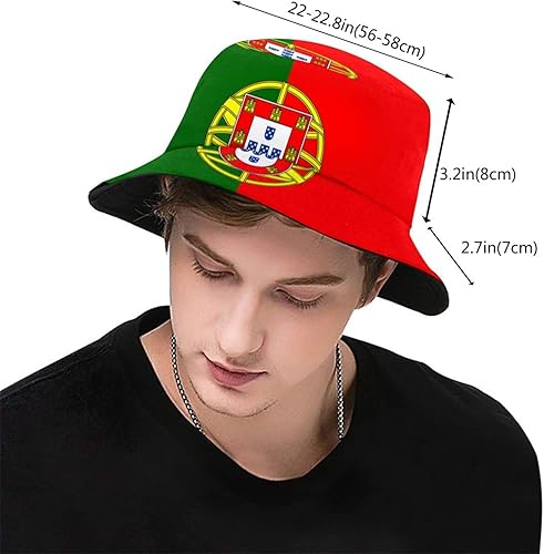 Vista 174 de KiuLoam Sombreros de pescador unisex con bandera, sombreros de pescador plegables para exteriores, verano, viajes, senderismo, playa, gorras