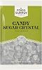 The Food Supply Candy Sugar Crystals – Large Rock Sugar Crystals for Tea, Coffee & Baking – Natural & Unrefined – Perfect for Caramelizing & Cocktails (375g)
