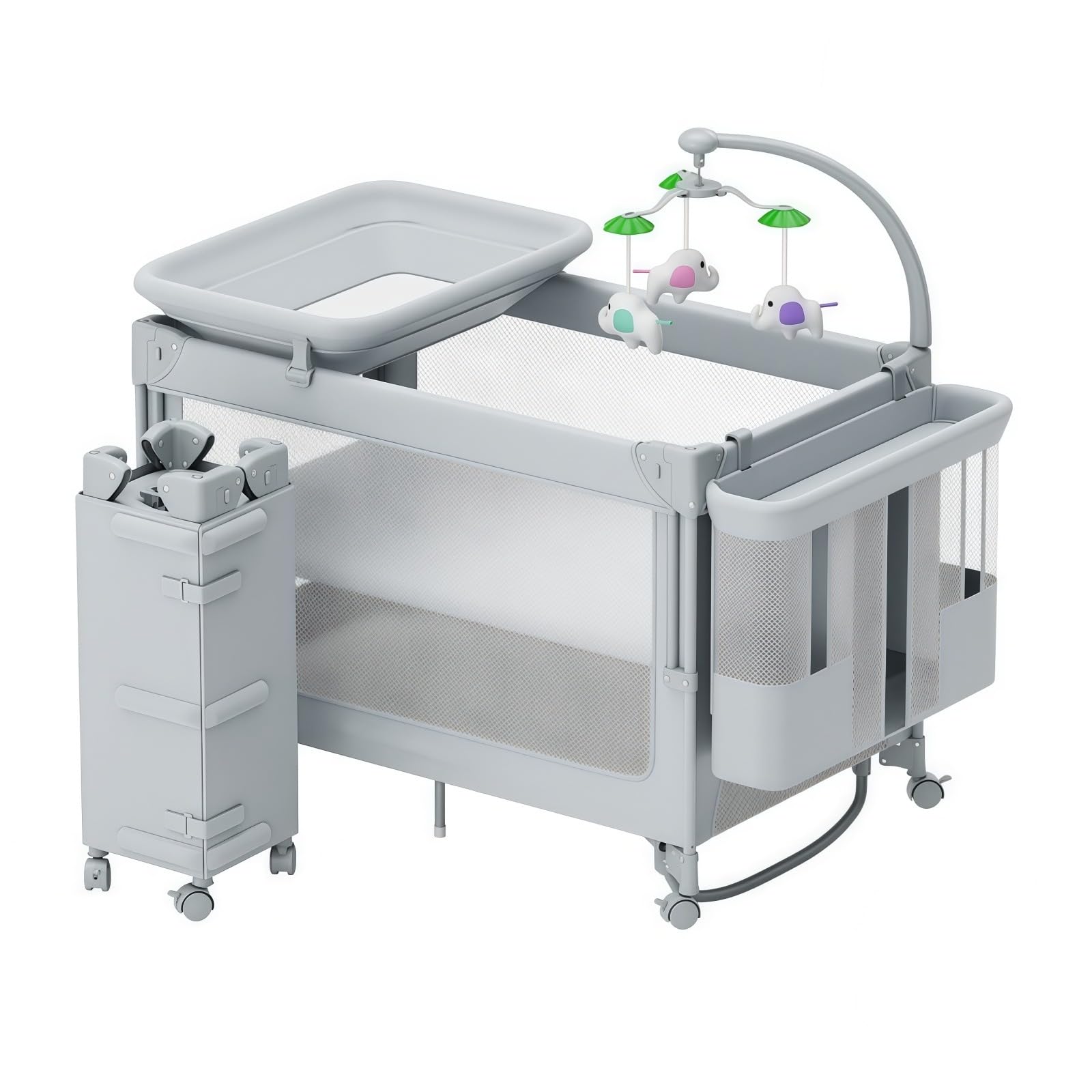 Amazon.co.jp: OXIZER ベビーベッド 新生児用ベッド 添い寝 大容量