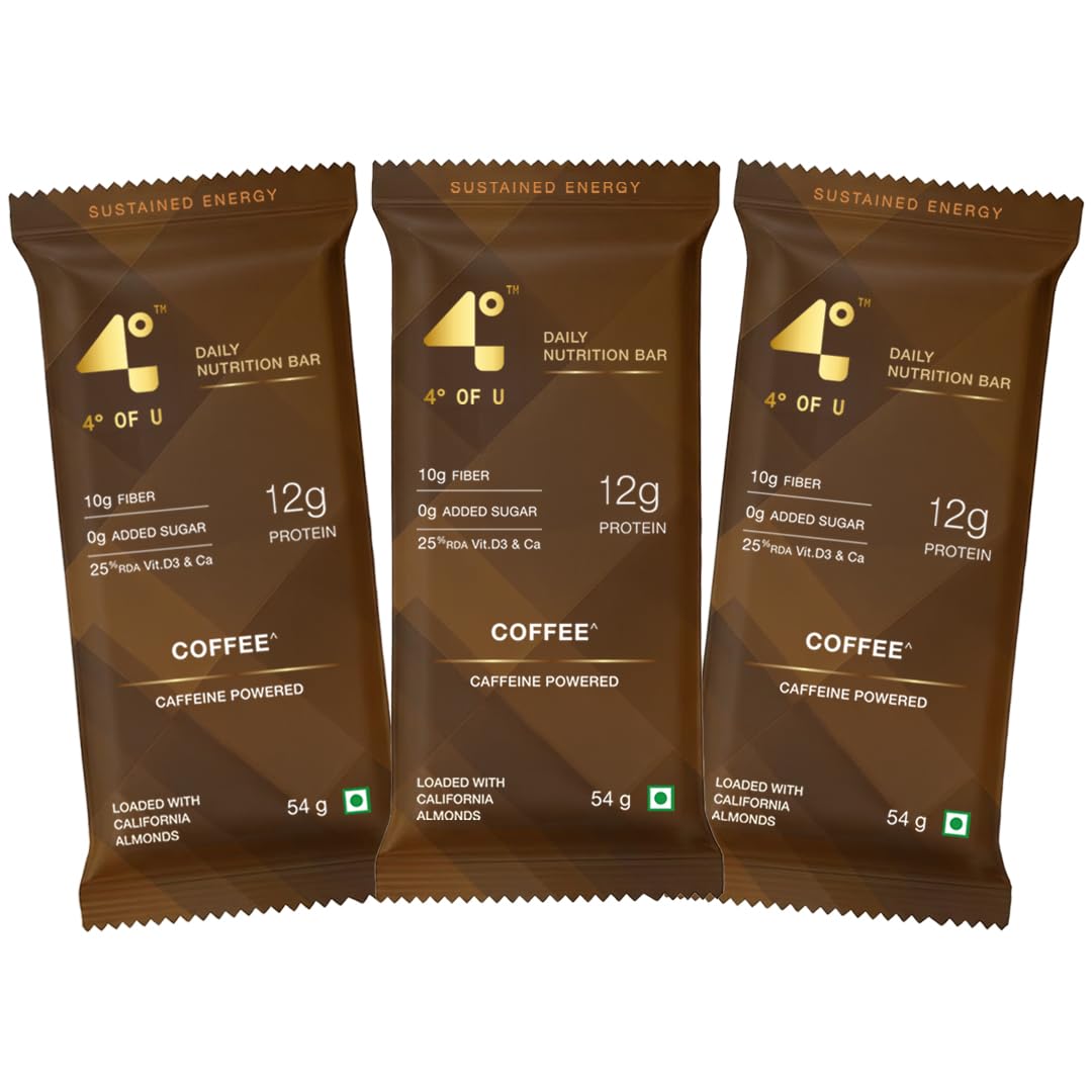 4 Degrees of U Women’s Wellness Protein Bar, Coconut | 12g Protein with No Added Sugar | 10g High Fibre, Calcium & Vitamin D3 | Pack of 1 (54g) — Amazon image 9