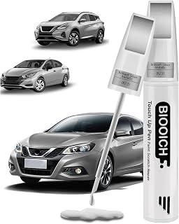 Brilliant Silver Metallic K23 Touch Up Paint Pen for Nissan Exact Color Match Car Chip and Scratch Repair for Nissan Rogue Altima Sentra Pathfinder Frontier Versa Murano &More