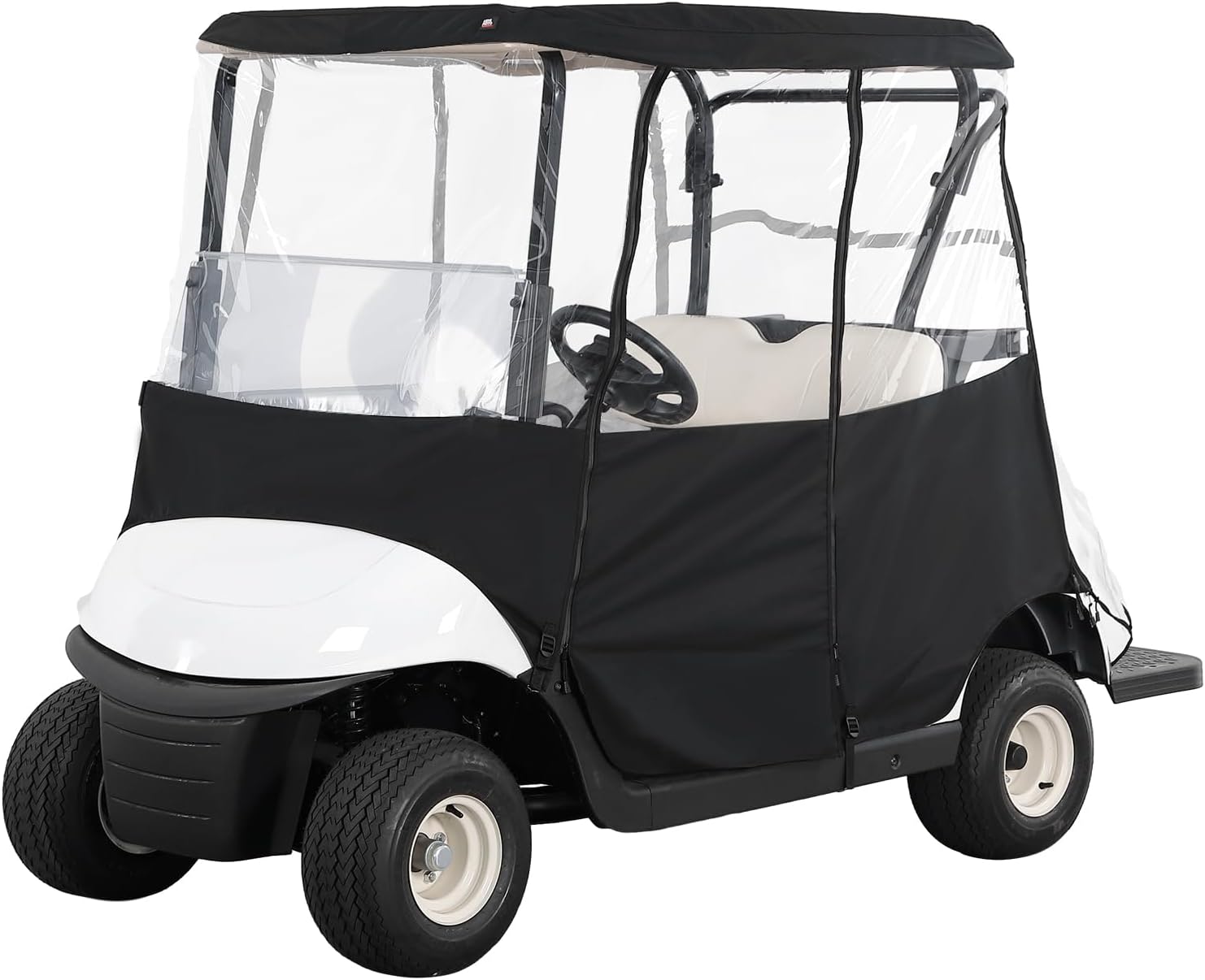 KEMIMOTO 600D Golf Cart Enclosure 2 Passenger, Fadesafe