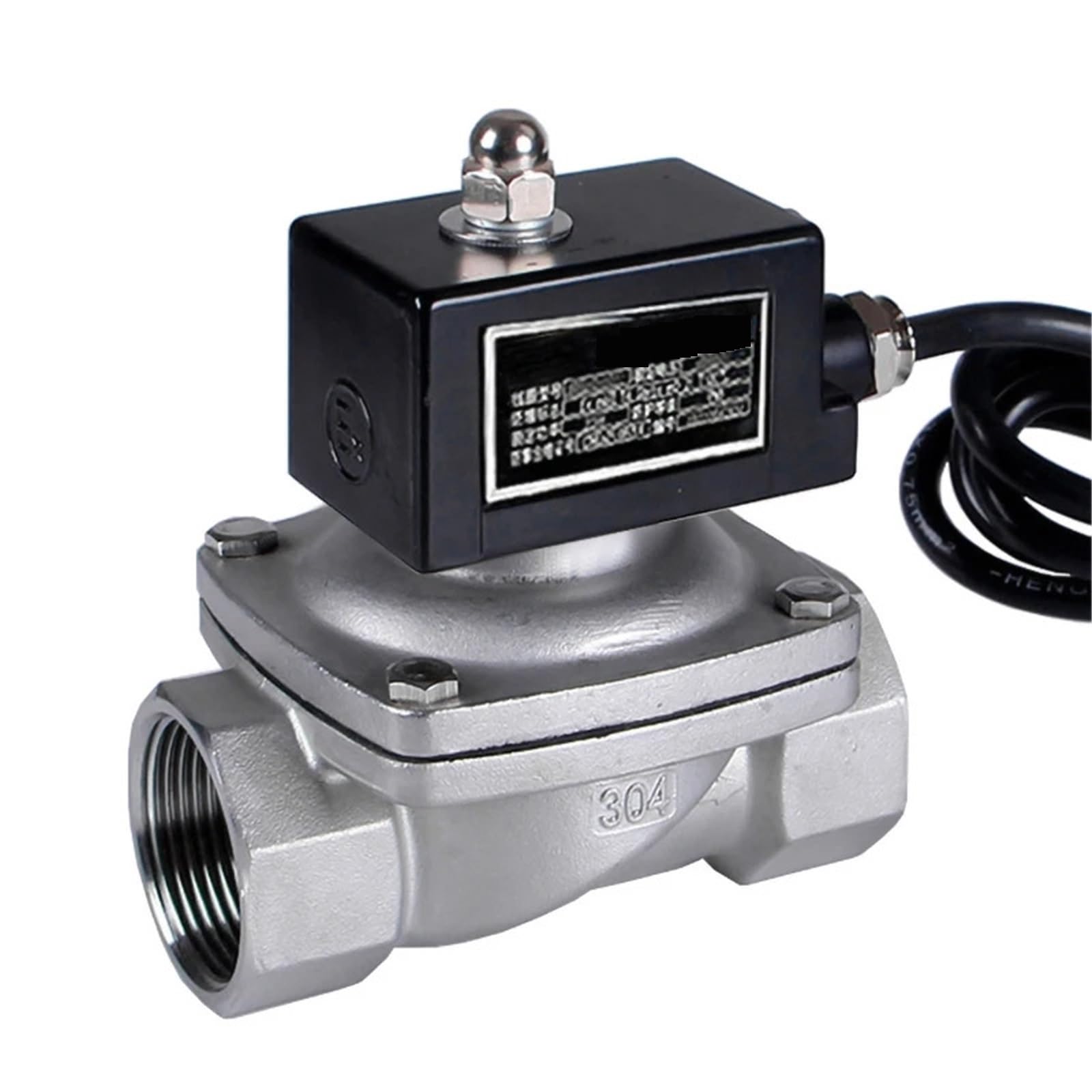 1-1/4" Normally Closed Solenoid Valve DN32 304 Stainless Steel Solenoid Valves(230VAC)