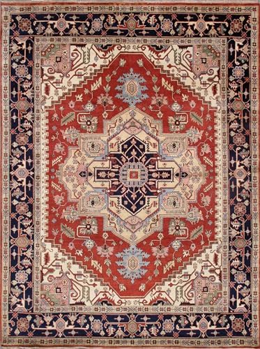 Pasargad Carpets Serapi Collection Hand Knotted Lamb's Wool Area ...