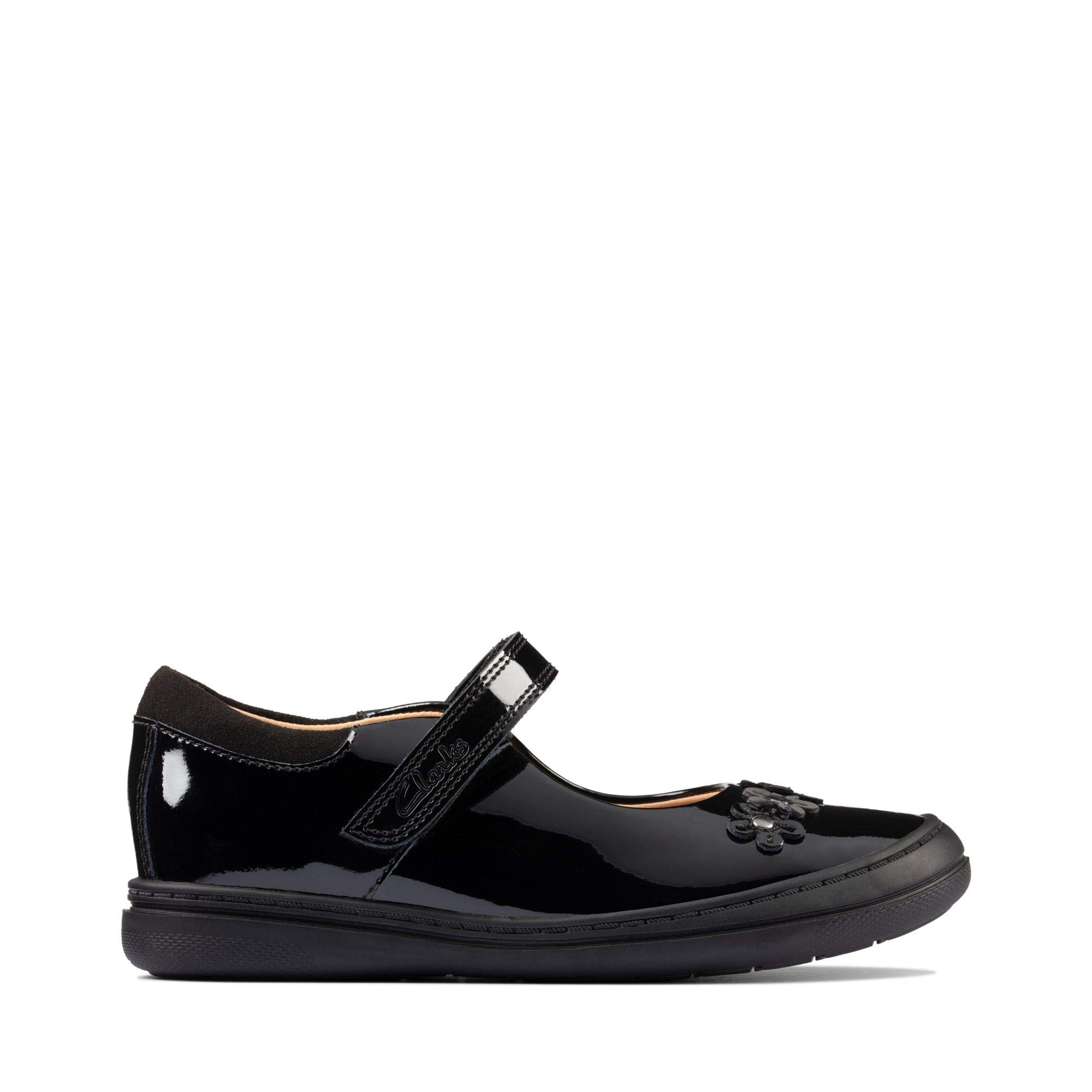 Clarks Patente para Color Negro Talla Black Patent