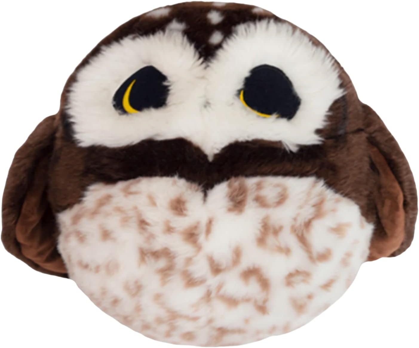 keaiartly Chubby Northern Sawwhet Owl Plush Toy, Fat Owl