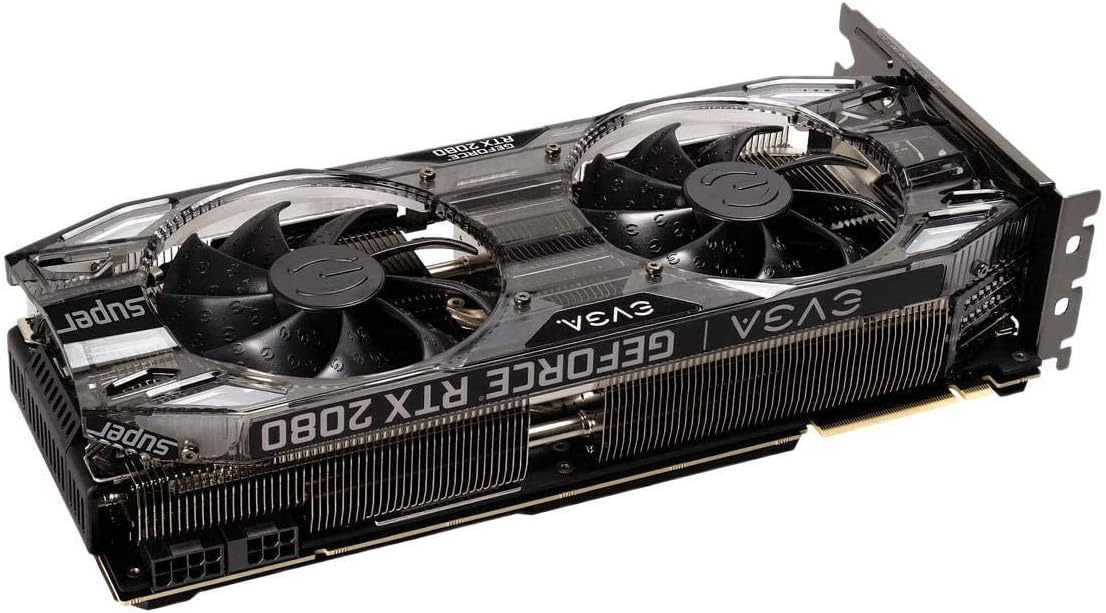 EVGA GeForce 08G-P4-3183-KR, RTX 2080 Super XC Ultra, Overclocked, 2.75 Slot Extreme Cool Dual, 70C Gaming, RGB, Metal Backplate, 8GB GDDR6 (Renewed)