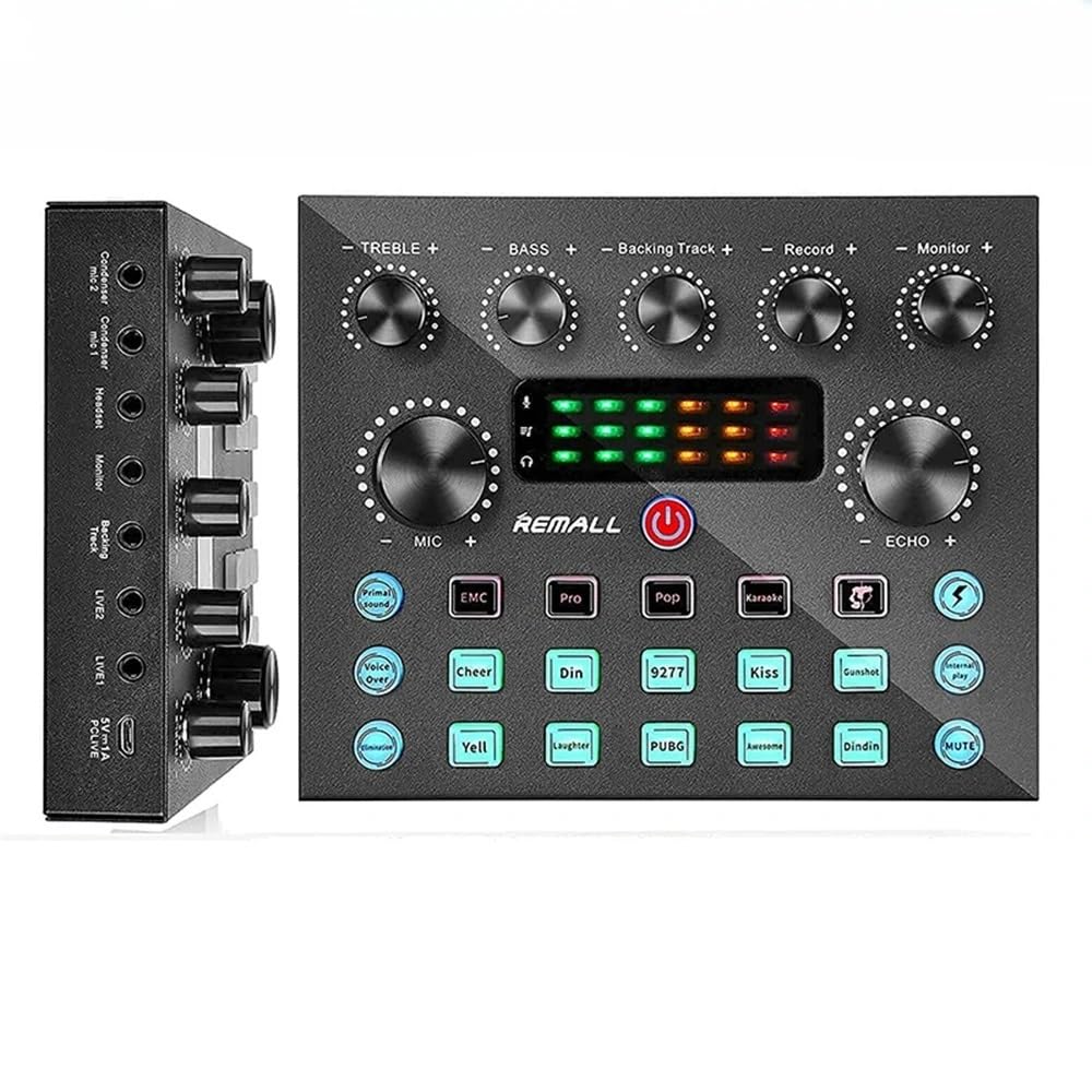 Amazon.co.jp: オーディオミキサー ライブ サウンド カード V8S USB