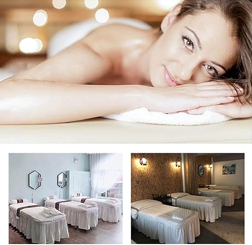 Miniatura 9 de BestMassage Cama de masaje portátil de 24 pulgadas de ancho, altura ajustable, 2 plegables, con colgador de toalla, bolsa de aceite, media almohada