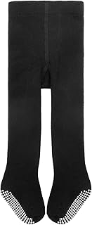 Leggings Baby Girl Tights for Girls Leggings Knitted Stockings Toddler Grips Socks Baby Girl Non Slip Socks Black Large