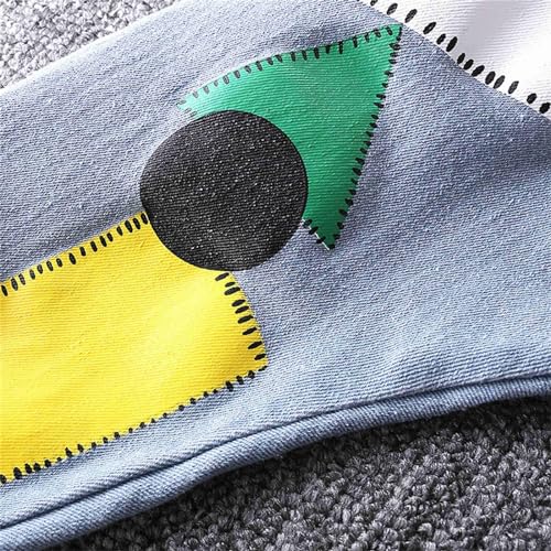 Infant Cute Patchwork Denim Pants Baggy Wide Leg Casual Jeans Baby Girl Elastic Waist Straight Leg Pant with Poket4