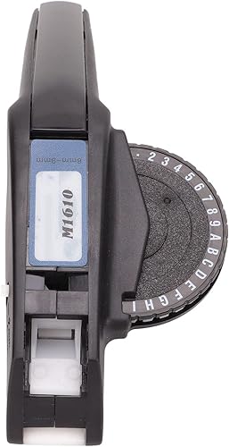 Miniatura 8 de Embossing Label Maker, Manual Label Printer, Label Maker, for DIY Labeling Projects One Hand Operation(Black)