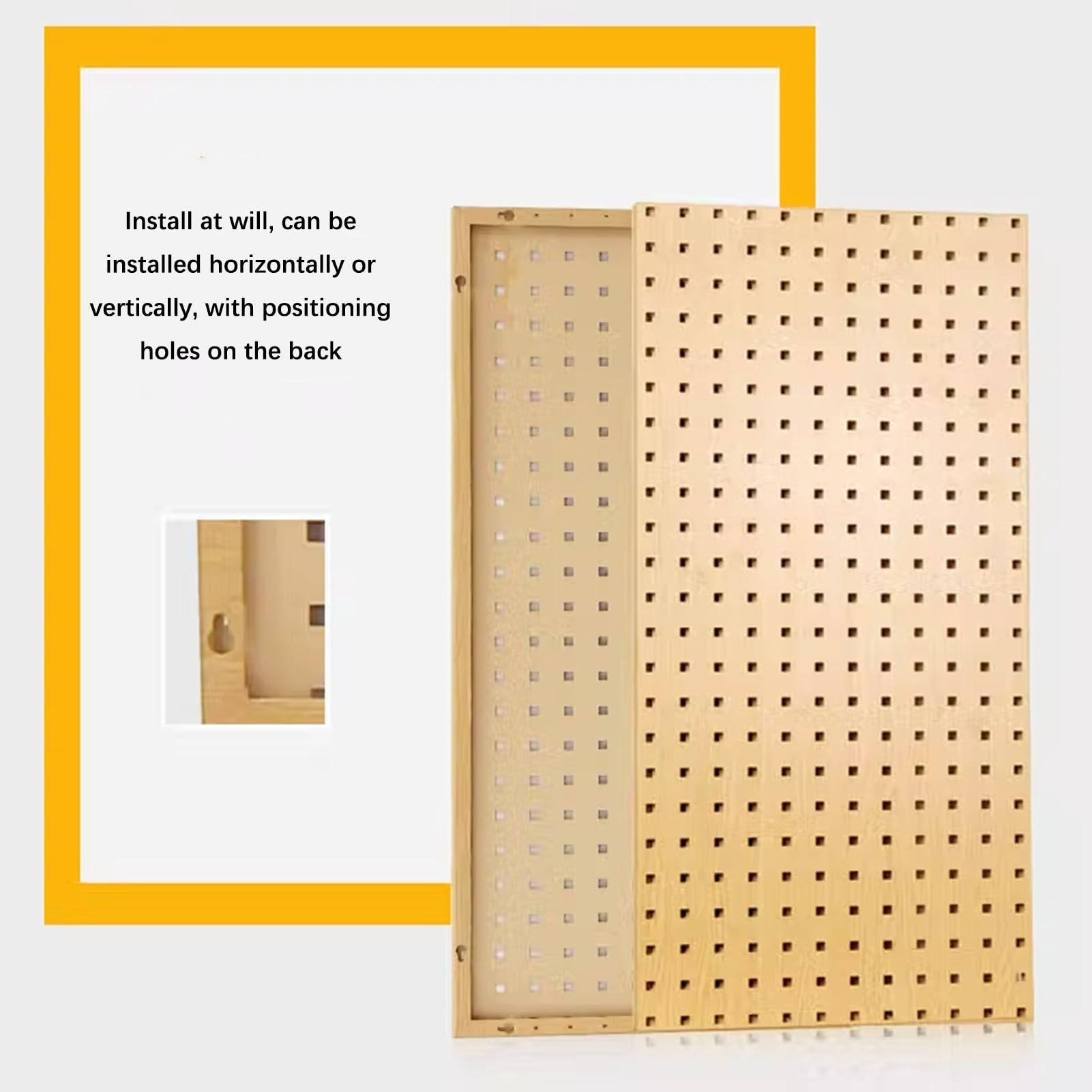 Paneles de metal para tablero perforado, sistema organizador de pared para herramientas de manualidades, utensilios de cocina y accesorios de garaje, solución de almacenamiento versátil para sala de