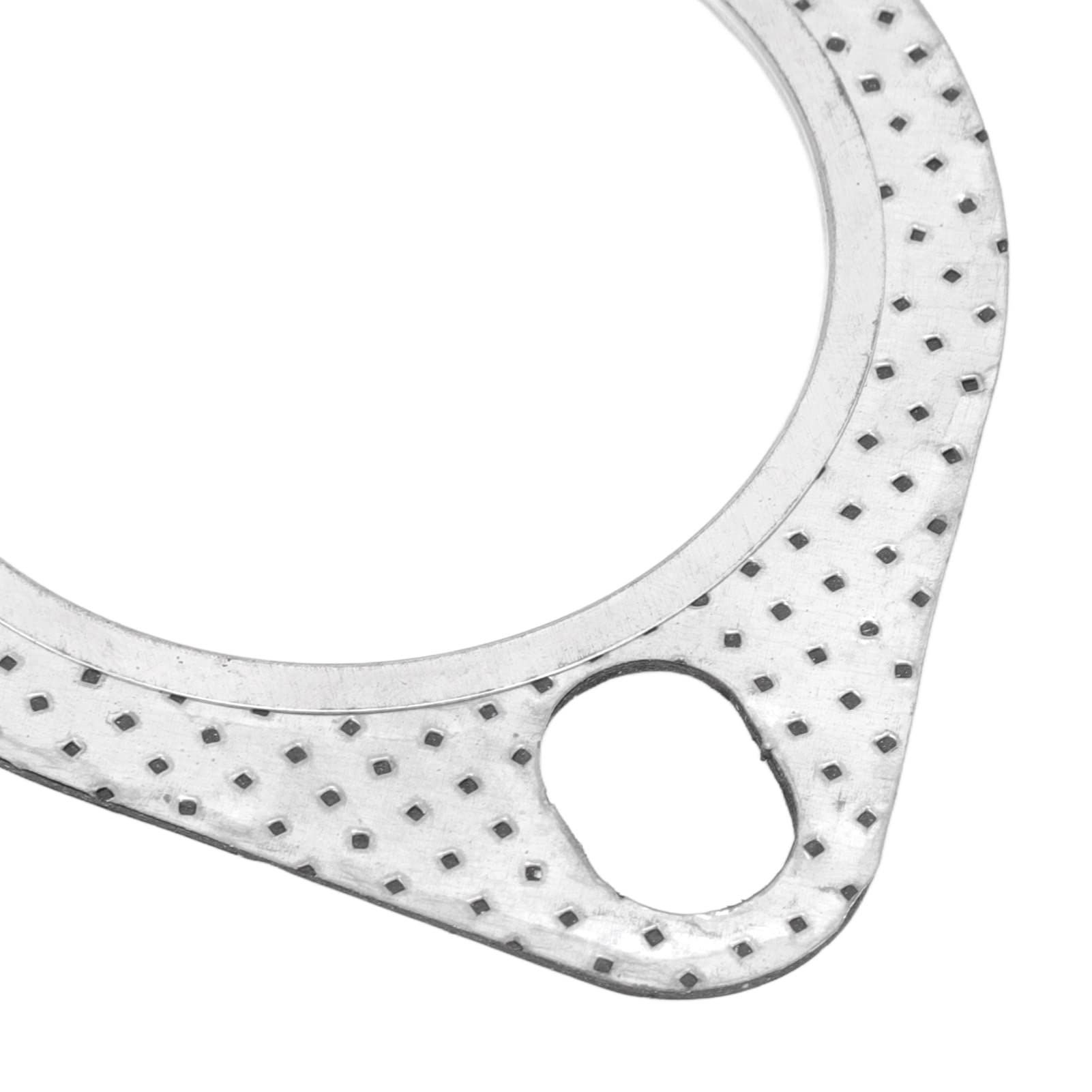 Echappement 55Mm,2 Pièces 2 2.5 Pouces D'Échappement,Brides,2 Pièces 2 2.5 Pouces D'Échappement Contion Kit Acier Inoxydable Universel Pour Échappement Npipe Catback En-Têtes