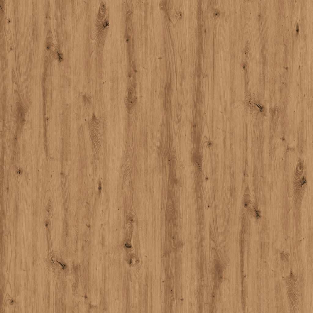Mensola Porta CD, Scaffale da Parete in Legno Rovere con 4 Scomparti, Design Moderno per Collezioni Musicali o Libri, 100 x 18 x 18 cm