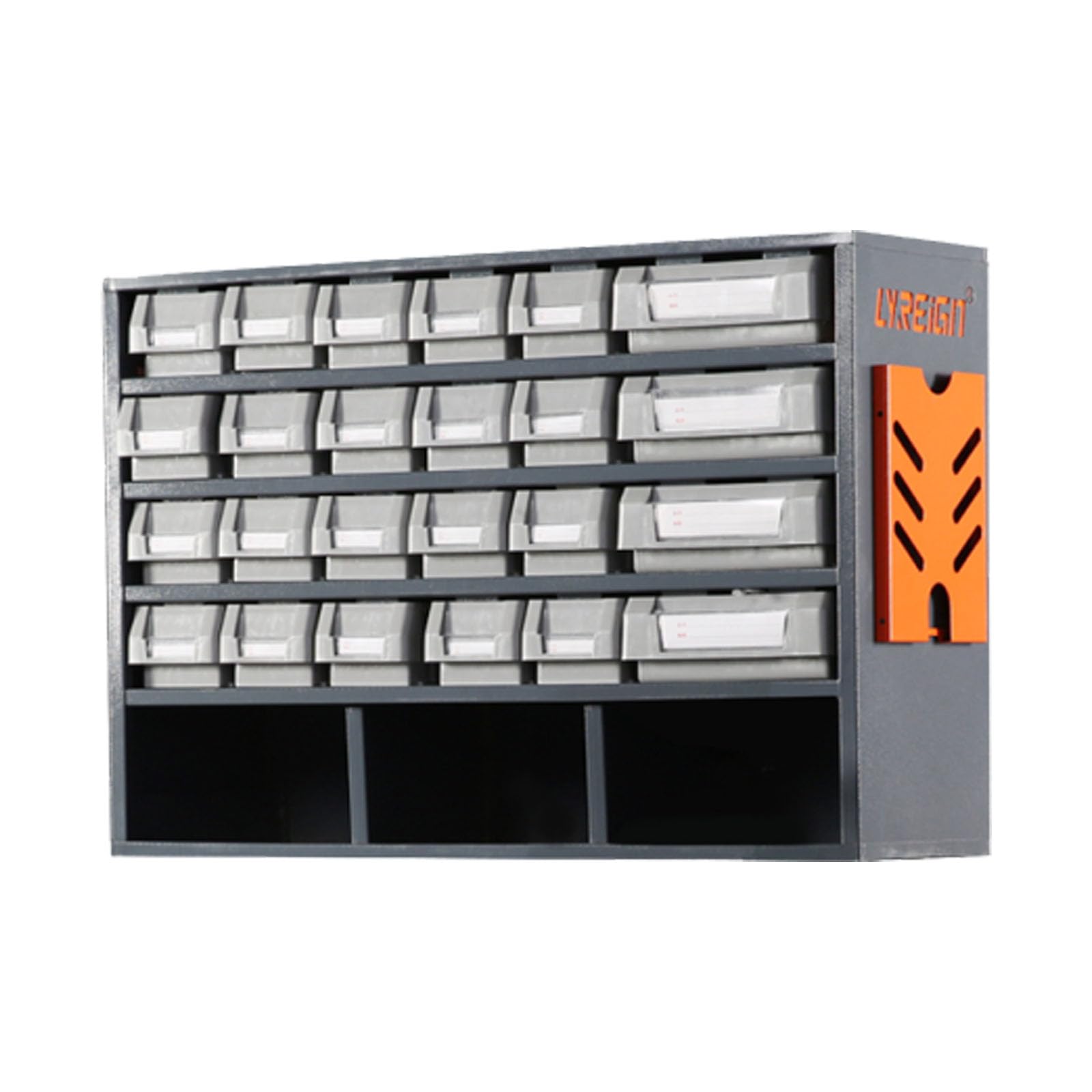 LYREIGN CNC Tools Consumables Parts Divider Cabinet, CNC Tools Consumables Storage Parts Screw Cabinet, Drawer Type Classification Management Rack for Garage Warehouse Repair Shop