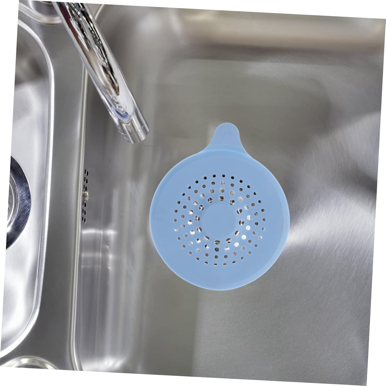3Pcs Shower Drain Cover Bathroom Kitchen Sink Strainer Hair Catcher for Bathtub Floor and Easy to Install Reusable Compact