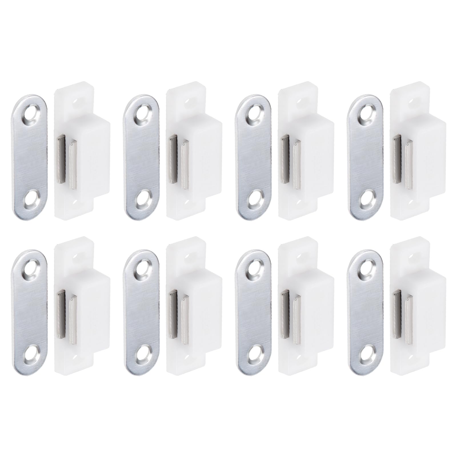 DTGN 28x10mm(LxW) Magnetic Touch Latch, 8 Pack, Good for Kitchen Cupboard Drawer Furniture