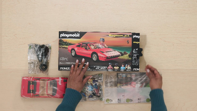 Amazon.com: Playmobil Magnum P.I. Ferrari 308GT : Toys & Games