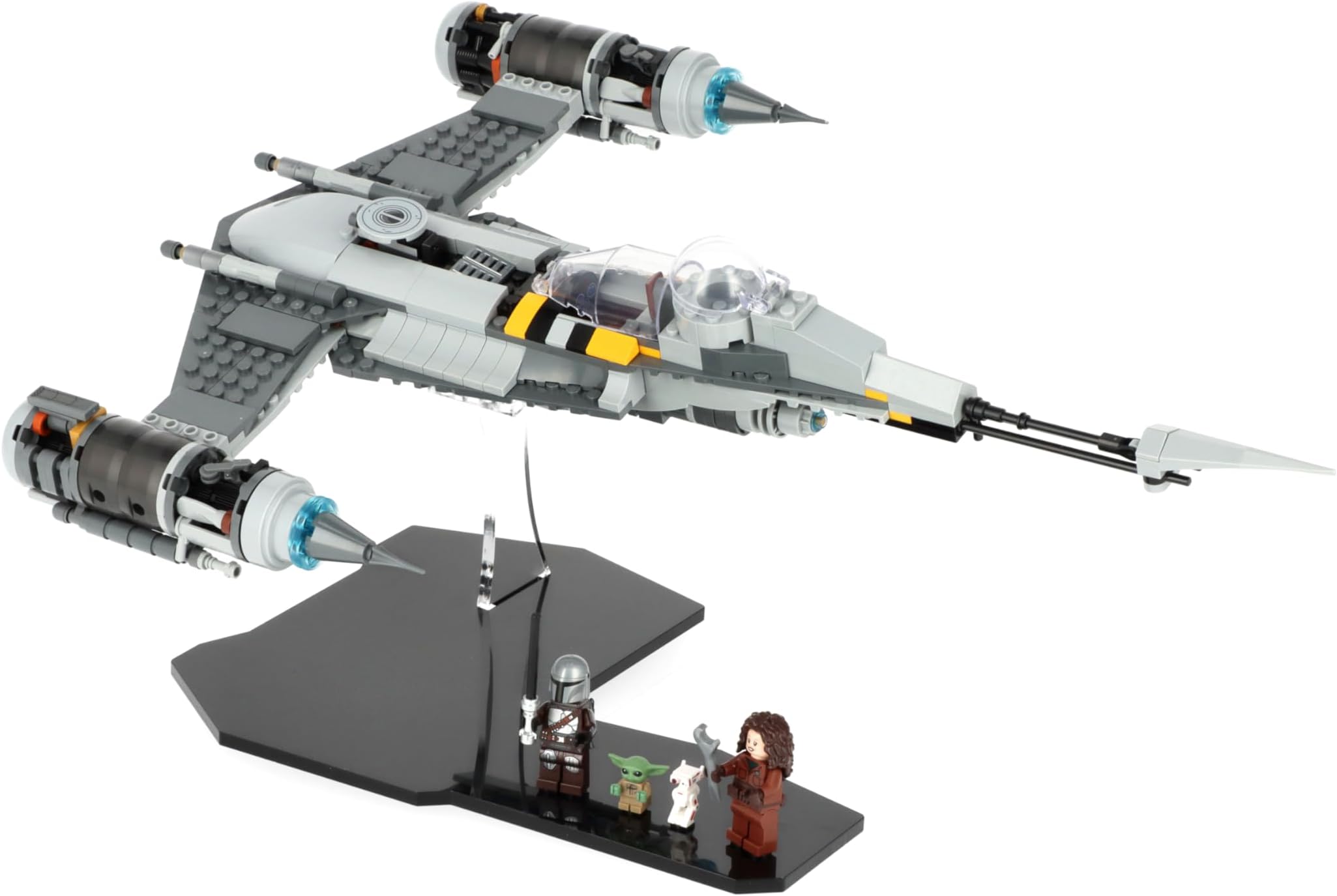 Plexico Display Stand for Lego 75325 The Mandalorian's N-1 Starfighter