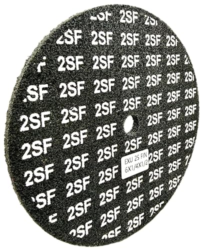 Image of EXL Unitized Wheel, Silicon Carbide, 6 inch Diameter x 1 /4 inch Wide x 1 /2 inch Arbor, 2S Fine | 13741 | (Pack of 1)