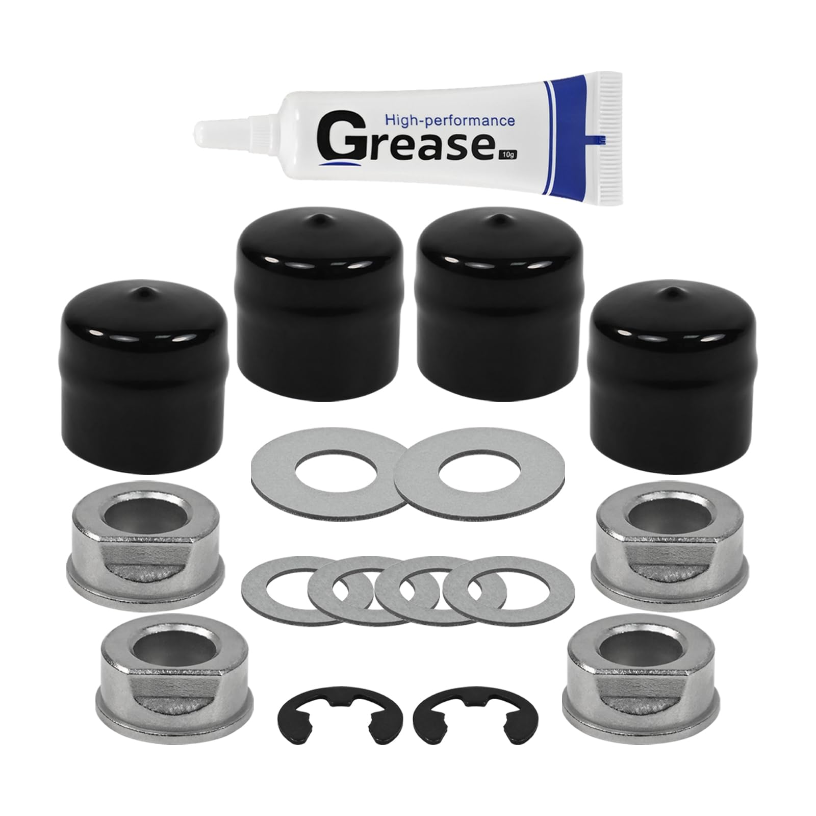 532009040 Kit de bagues de roue avant de rechange pour Husqvarna Poulan Jonsered AYP John Deere 9040h Craftsman 9040 9040H 121748X 121749X 12000029 M123811 M123253 RR 27434 24H1398 Z9972H
