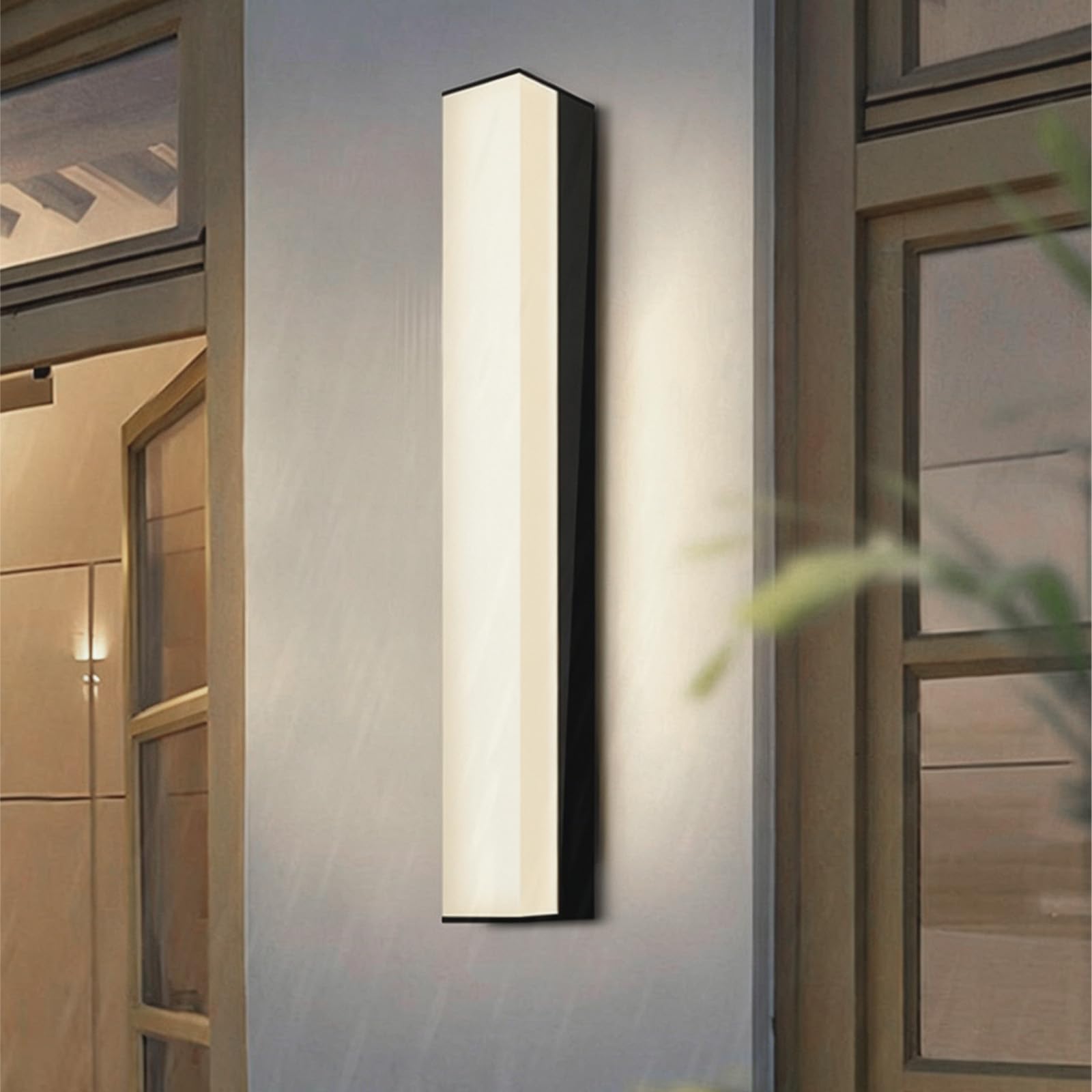 Appliques murales extérieures à LED pour terrasse et jardin ambiance lumineuse moderne