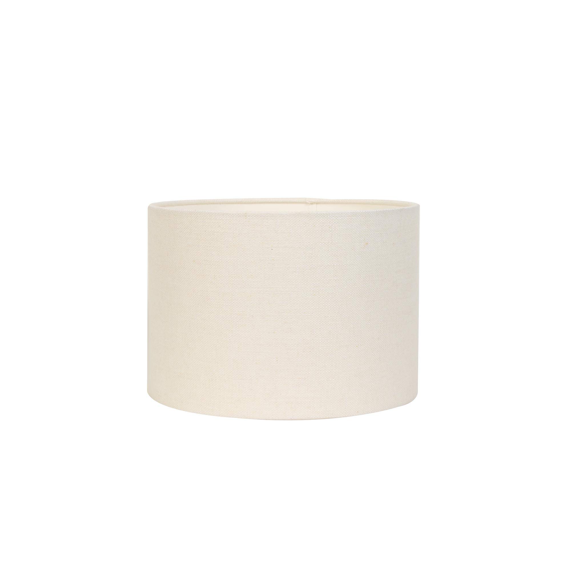 Light & Living Lampenschirm Zylinder Livigno - Weiß - Ø30x21cm | Zylinder - Klassisch, Ländlich - Textilien
